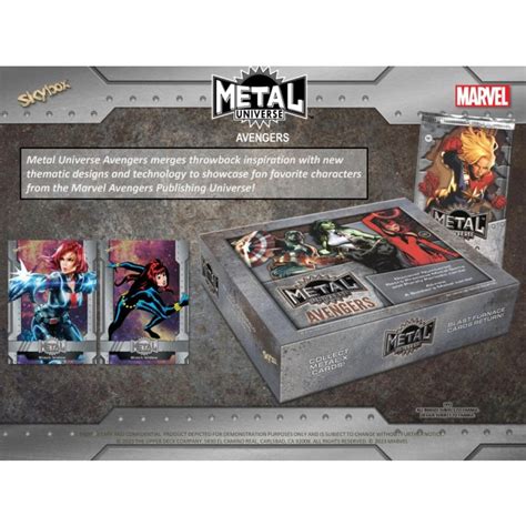 upper deck marvel metal blaster box|skybox metal universe trading cards.